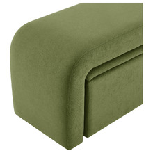 3 Piece Avalon Velvet Bench & Storage Ottoman Set
